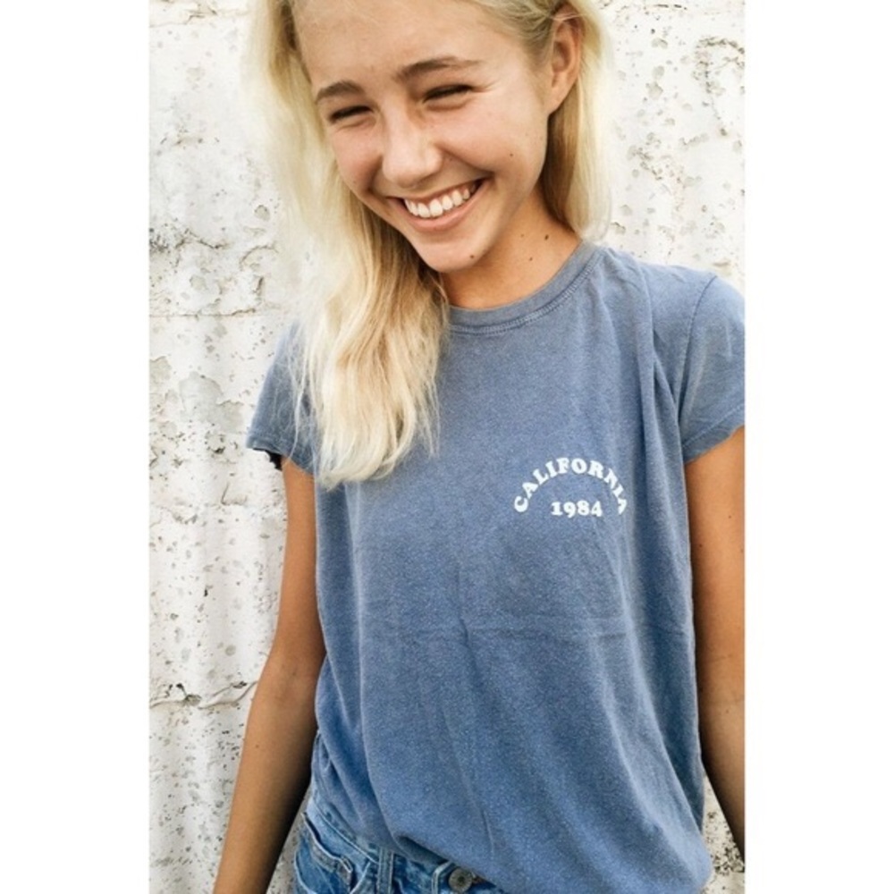 faded blue Brandy Melville shirt